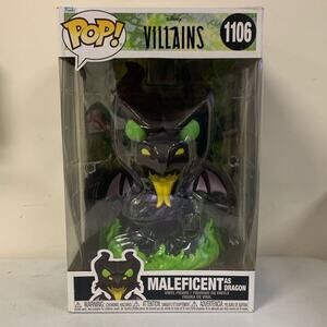 Funko Pop Jumbo: Villains - Maleficent Dragon, 10"